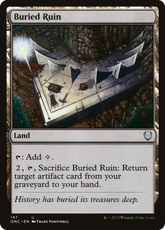 Ruína Enterrada / Buried Ruin - Magic: The Gathering - MoxLand